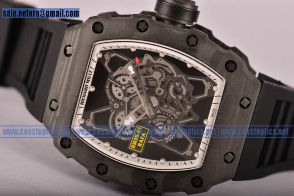 Richard Mille RM35-01 1:1 Replica Watch Carbon Fiber White Inner Bezel (GF)